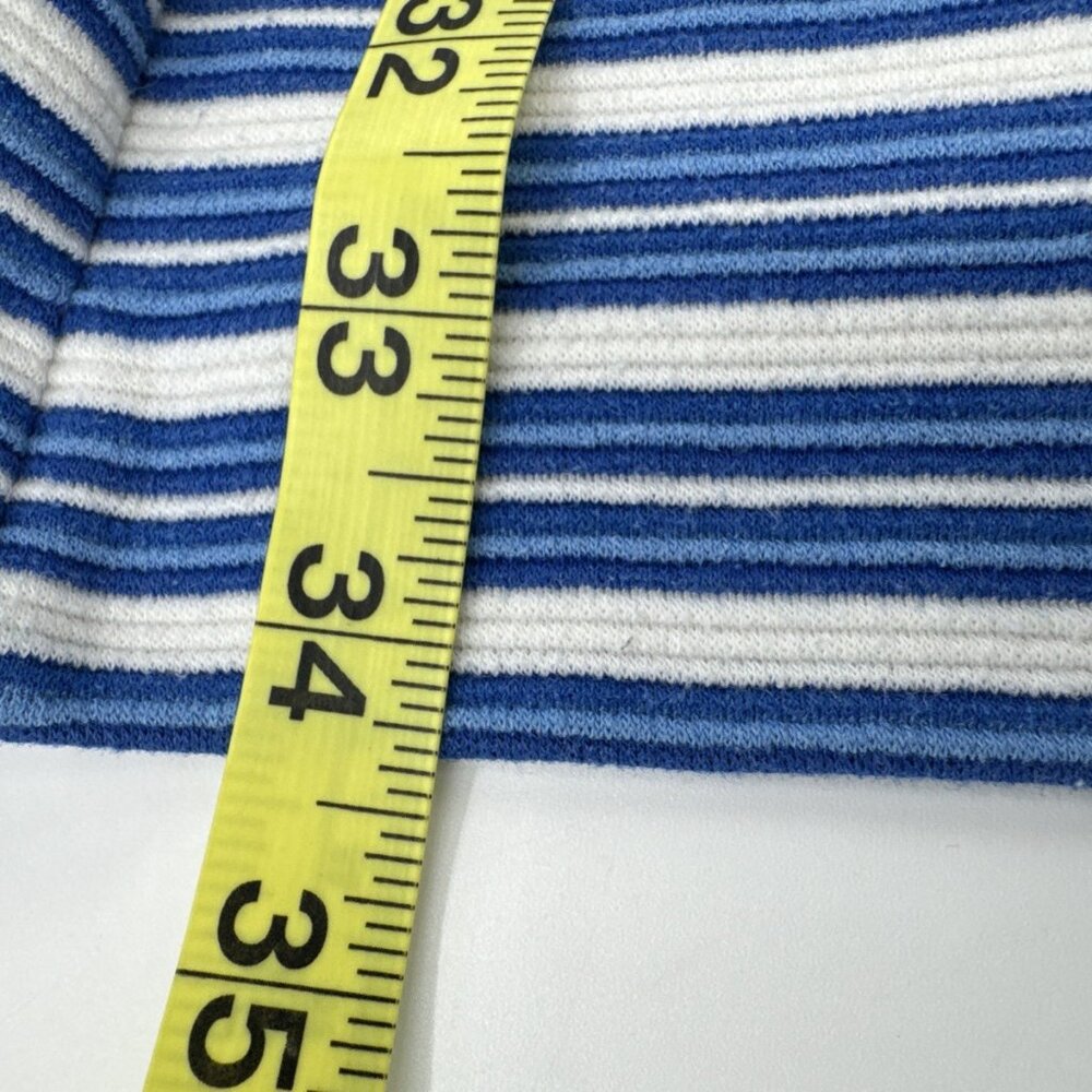 Lilly Pulitzer Dress Womens XS Blue Striped Ottoman Bree Stretch Casual Vacation - Picture 11 of 12